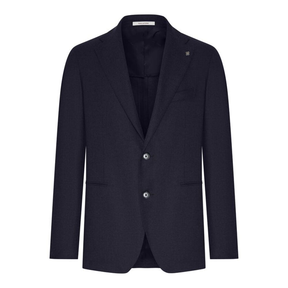Tagliatore Men Single-Breasted Wool And Cashmere Blend Jacket